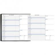 QUO VADIS Agenda de poche "MINIBEST" 75 x 140 mm, 2026, noir ------------------- Pour le Marché: F ---------------------1 mois sur 2 pages, période: janvier  décembre, 12 mois, couverture Impala en PVC, impression bicolore, papier blanc, dépliant, extra plat, avec répertoire amovible (039013Q)
