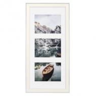 Hama Kunststoffrahmen-Galerie Sierra, Weiß, 25 x 55 cm (3 Bilder) (00175568)