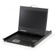 Levelone kvm rack-konsole  9" lcd wicdescreen es keyboard (kvm-8901es)