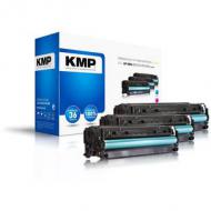 Kmp toner hp ce411-ce413a multip. 3400 s. h-t196cmy remanufactured (1233,0030)