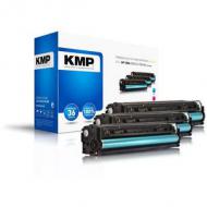 Kmp toner hp cb541-543a multip. 1400 s. h-t113cmy remanufactured (1216,0030)
