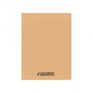 CONQUERANT CLASSIQUE Cahier 240 x 320 mm, Q5x5, incolore reliure piqre, 48 pages, couverture polypro, papier 90 g (400037800)