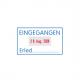 Abdruckbeispiel: EINGEGANGEN 119742