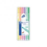 Textmarker "triplus highligher", 6er Etui