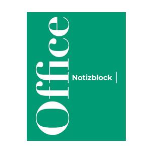 Notizblock Office, DIN A4, kariert 18351SC
