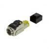 PrimeLine RJ45 Stecker zur Feldkonfektionierung, Kat. 8.1, geschirmt