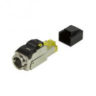 PrimeLine RJ45 Stecker zur Feldkonfektionierung, Kat. 8.1, geschirmt