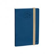 QUO VADIS Agenda Président SD 2026 / 2027, 16 mois, bleu denim ---------------------- Pour le Marché: F ------------------210 x 270 mm, 1 semaine / 2 pages, de septembre  décembre, 16 mois, papier blanc, couverture Everest toucher tissé, fermeture élastique, garde personnalisée,pochette  soufflet (148003Q)