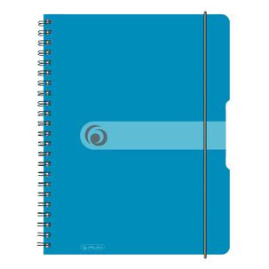 Collegeblock easy orga to go, transparent/blau 300003232
