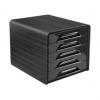 Schubladenbox Smoove CLASSIC, schwarz / schwarz