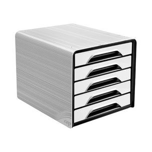 Schubladenbox Smoove CLASSIC, weiß / schwarz 1071110121