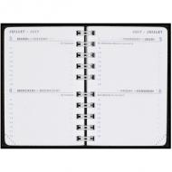 QUO VADIS Recharge pour Agenda Moderne INT8310 / 2, 2026 ---------------------- Pour le Marché: F ------------------2 jours / page, janvier  janvier, spirale, format 80 x 100 mm (830006Q  /  INT8310 / 2)