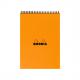 Spiralnotizblock No. 18, orange 185009C