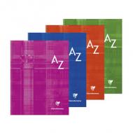 Clairefontaine Rpertoire broch, 170 x 220 mm,quadrill 5x5 192 pages, papier vlin velout 90 g, fabriqu en Fran  rembord rigide, coloris assortis en paquet de 5 pices (9849C) , Verpackungseinheit:     5 Stck