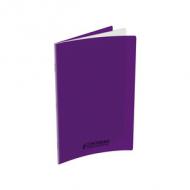 CONQUERANT CLASSIQUE Cahier 210 x 297 mm, séys, violet reliure piqre, 96 pages, couverture polypro, papier 90 g (100105479)