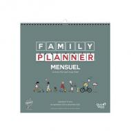 QUO VADIS Calendrier FAMILY PLANNER MENSUEL, 2024 / 2025 ----------------- pour le Marché: F -----------------------calendrier mensuel, de septembre  décembre, 16 mois, 8 feuillets illustrés recto / verso, vacances scolaires, (238096Q)