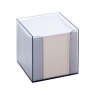 Zettelbox rauchglas (Papier weiß)