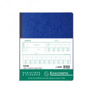 EXACOMPTA Registre comptable piqre achats Grammage: 110 g, 80 pages, sens du format: vertical, 33 lignes, Format: (L)250 x (P)320 mm (6460E)
