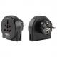 Reisestecker "World to EU", inkl. Schutzleiter 1250-0012