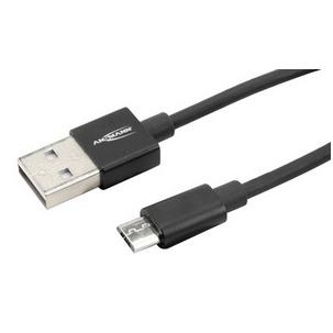 Symbolbild: Daten- & Ladekabel, USB-A - Micro USB-B 1700-0076