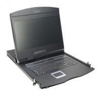 19" Modulare Konsole mit KVM Switch 8-Port, Vorderseite