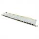 19" Patch Panel Kat.6A, 0,5 HE, schwarz NP0062