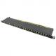 19" Patch Panel Kat.6A, 0,5 HE, schwarz NP0062