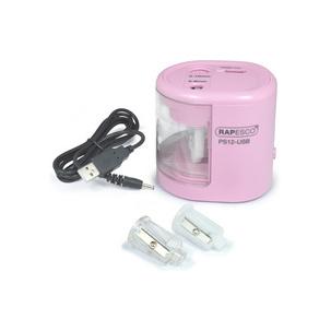 Elektrischer Doppel-Spitzer PS12-USB, rosa 1446