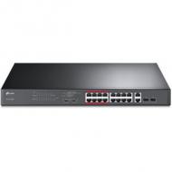 Tp-link switch 16 poe 194w 16x10 / 100,poe+,rack montierbar (tl-sl1218mp)