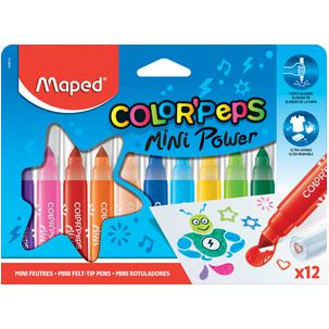 Fasermaler COLORPEPS Mini Power, 12er Kartonetui 846612