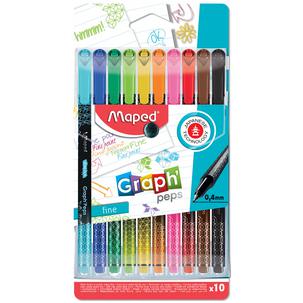 Fineliner GraphPeps Premium, 10er Kunststoff-Etui 749050