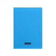 Calligraphe Cahier 8000 POLYPRO, 210 x 297 mm, bleu Séys, 96 pages, reliure piqre, couverture polypro transparente, papier vélin surfin 90 g / m2 (18132C)
