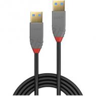 Lindy usb 3.0 kabel typ a / a anthra line m / m 3m (36753)