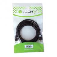 Techly hdmi high speed kabel, aktiv, m / m, 25m schwarz (icoc-hdmi-a-250)