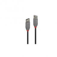 Lindy usb 2.0 kabel typ a / a anthra line m / m 0.2m (36690)