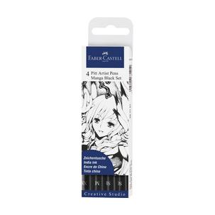 Tuschestift PITT artist pen, 4er Etui Manga 267121