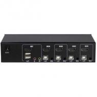Inter-tech kvm switch as-41ha hdmi, 4 port, metall (88887242)