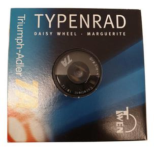 Typenrad  für Elektrische Schreibmaschine "TWEN 180 DS PLUS" 01E-47