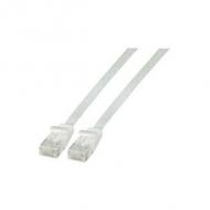 Efb rj45 flachpatchkabel u / utp, cat.6a, pvc, 1.5m, weiß (k8107ws.1,5)