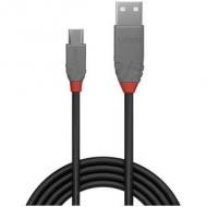 Lindy usb 2.0 kabel typ a / micro-b anthra line m / m 2m (36733)