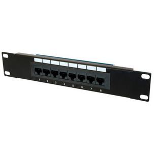 10" Patch Panel, Kat. 5e, ungeschirmt, 8 Port DN-91512S