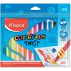 Wachsmalstifte COLORPEPS TWIST, 12er Polybeutel