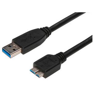 USB 3.0 Anschlusskabel, USB-A Stecker - Micro USB-B Stecker AK-300117-005-S