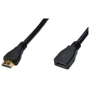 Verlängerungskabel High Speed, HDMI-A Stecker - HDMI-A Kupplung AK-330201-030-S