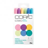 Marker ciao, 6er Set "Pastels"