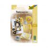 Tonpapierblock, gold / silber