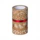 Deko-Klebeband Natur, grün / silber 203584528
