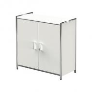 Sideboard ARTLINE, 2 Fächer, weiß