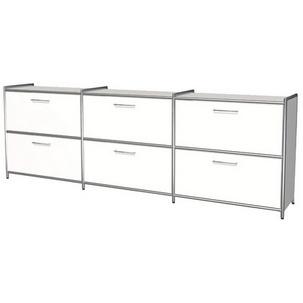 Sideboard ARTLINE, 6 Schubladen, weiß 13791813