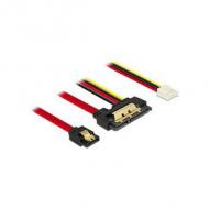 Delock sata-kabel sata iii + floppy 4pin ->22pin 0.30m bu / st (85234)